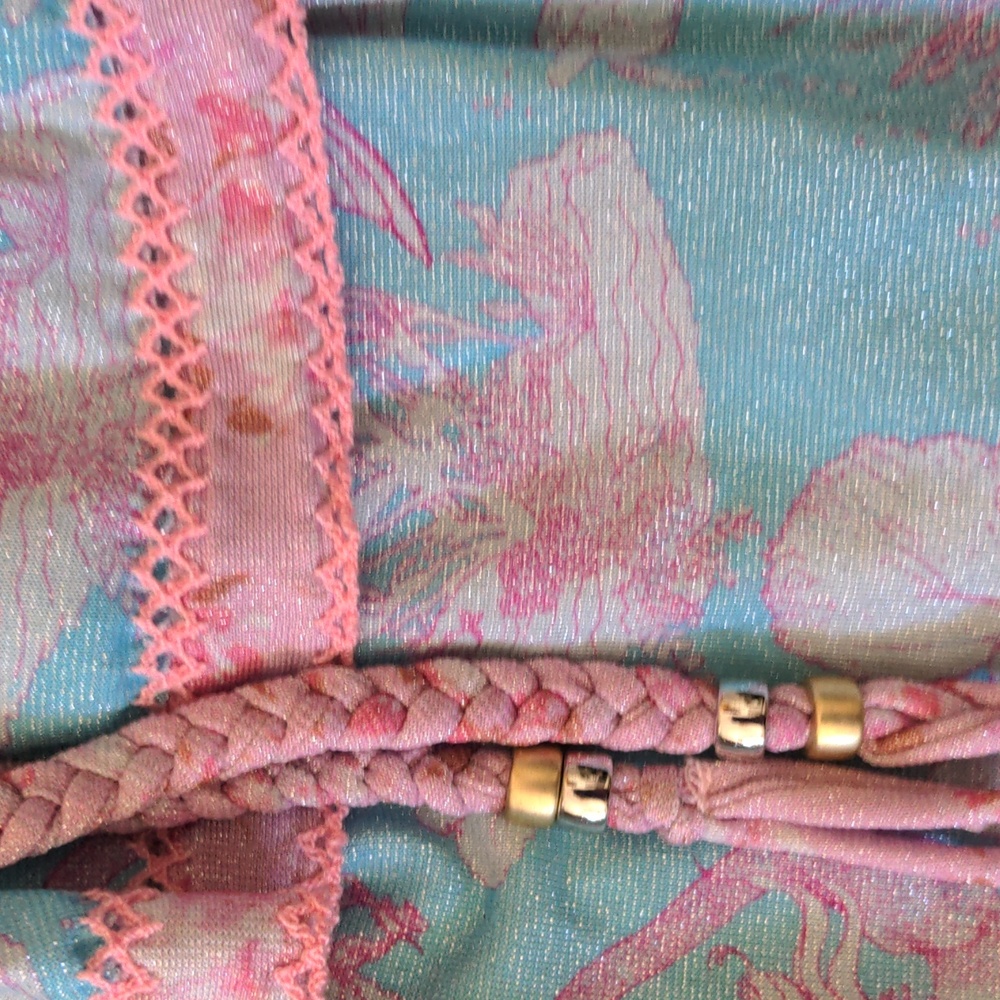 LoveShackFancy x Hurley Mermaid Shimmer Skirt Small New - Picture 4 of 7